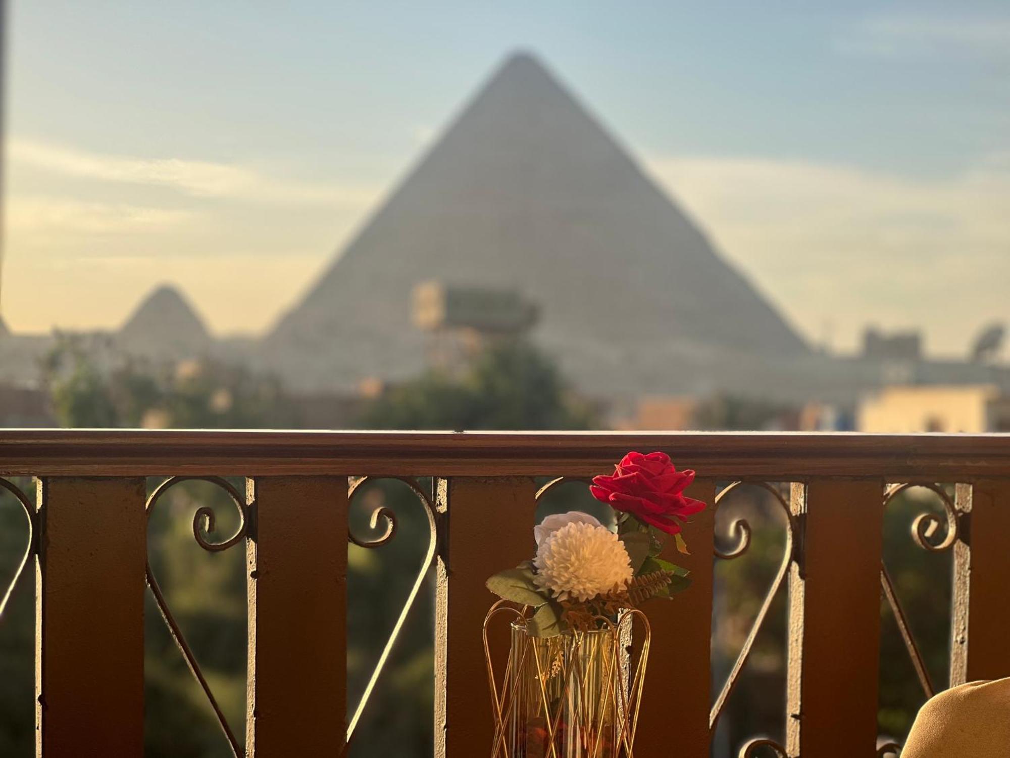 Flower Pyramids Inn Kafret el-Gabal Zewnętrze zdjęcie