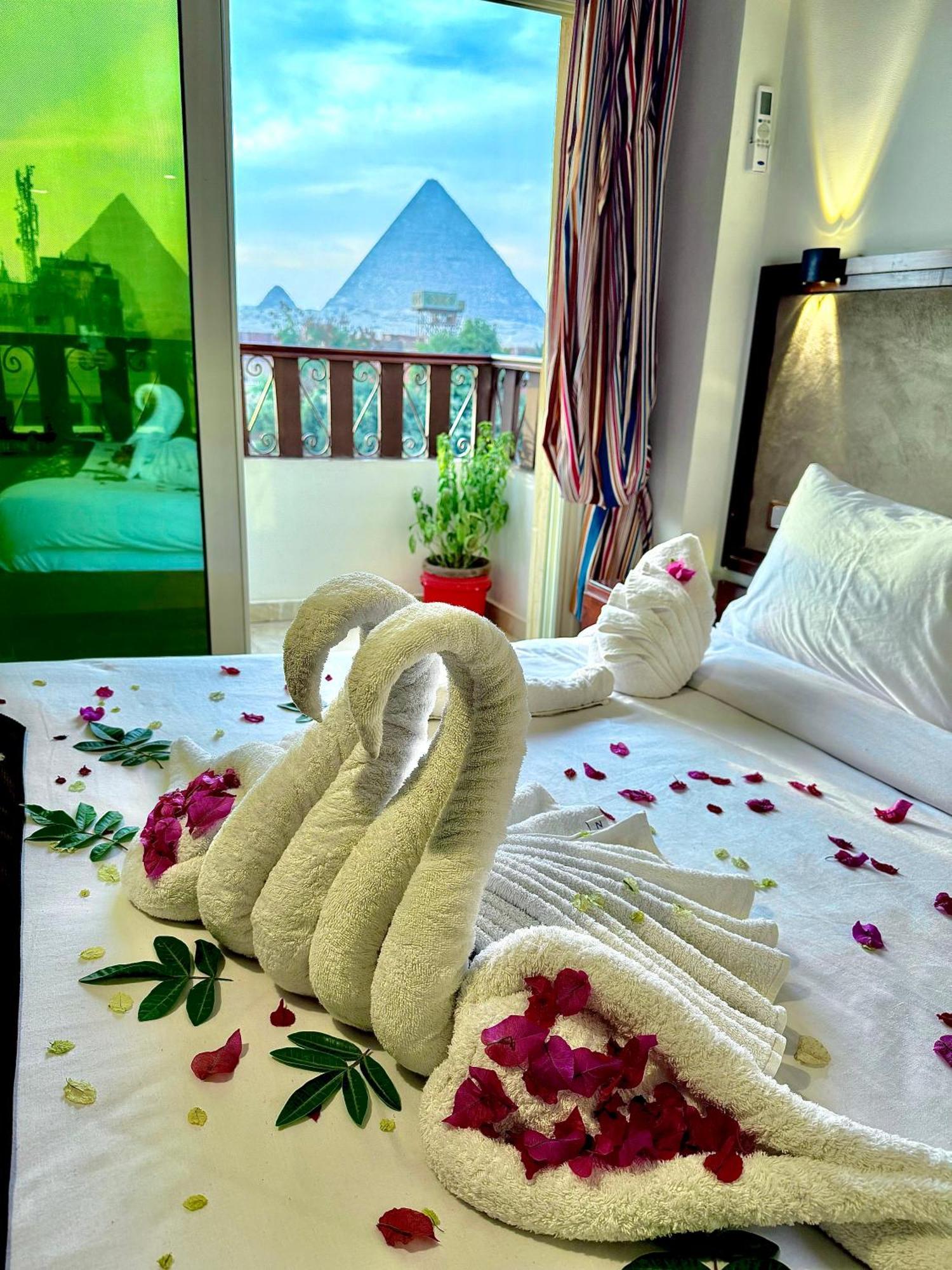 Flower Pyramids Inn Kafret el-Gabal Zewnętrze zdjęcie
