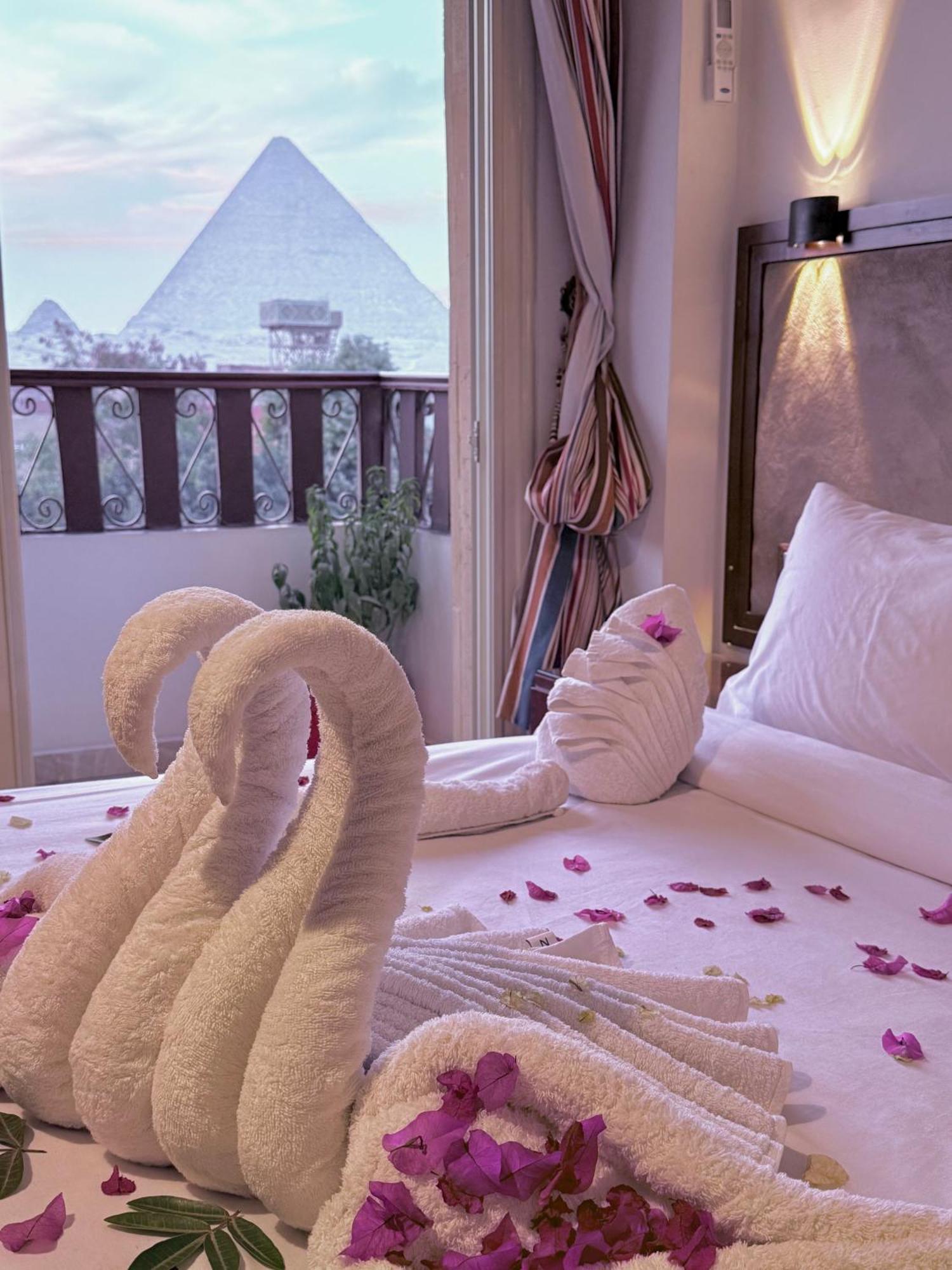 Flower Pyramids Inn Kafret el-Gabal Zewnętrze zdjęcie