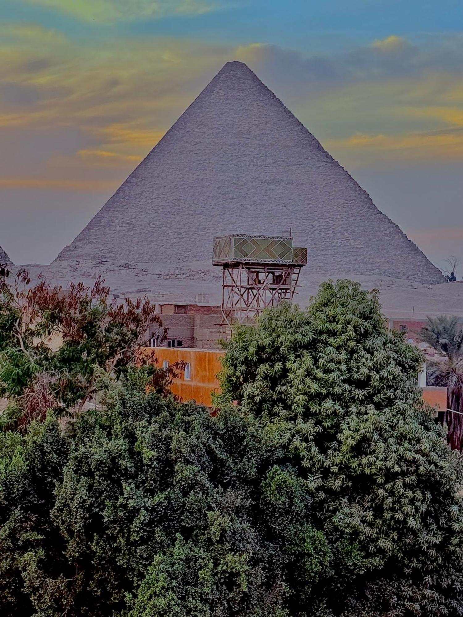 Flower Pyramids Inn Kafret el-Gabal Zewnętrze zdjęcie