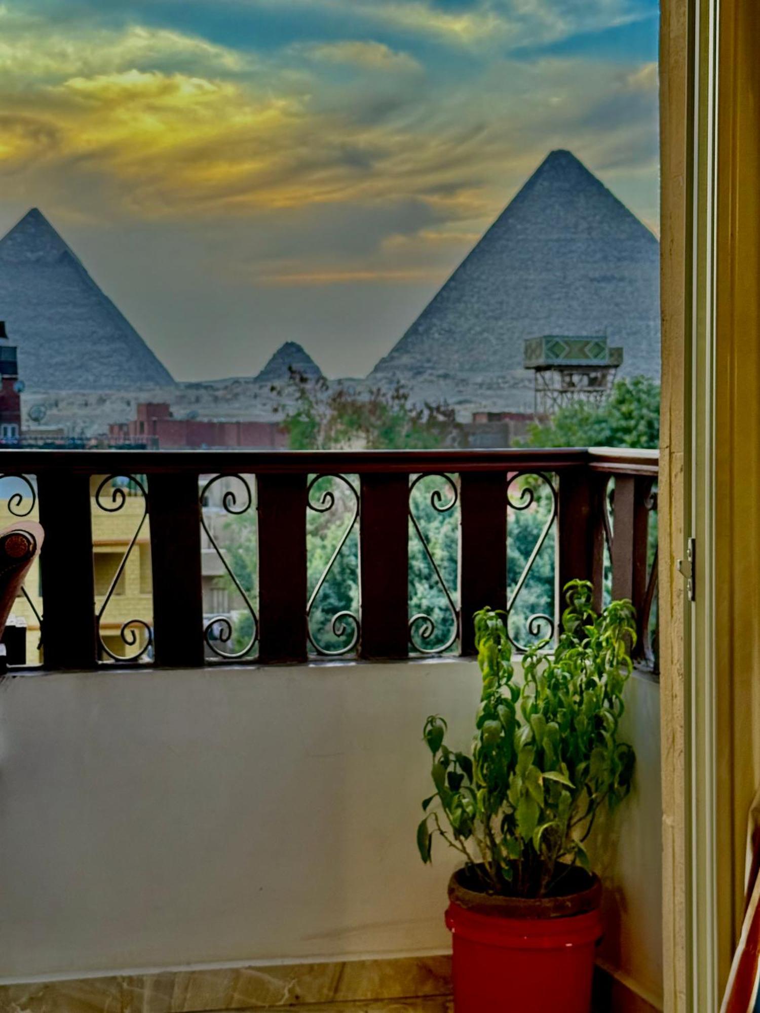 Flower Pyramids Inn Kafret el-Gabal Zewnętrze zdjęcie